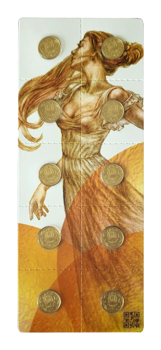 Sada deseti zlatých investičních mincí 1/10 oz Bohemia in Gold Bullion 2026 Standard - pohled 3