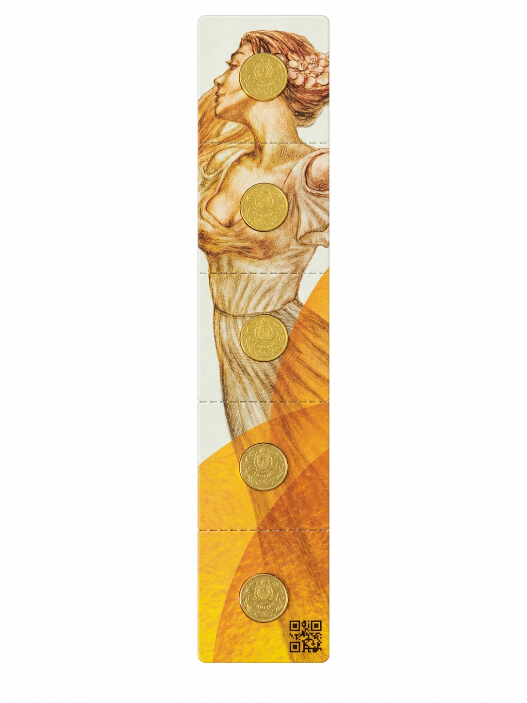 Sada pěti zlatých investičních mincí 1/10 oz Bohemia in Gold Bullion 2026 Standard - pohled 3